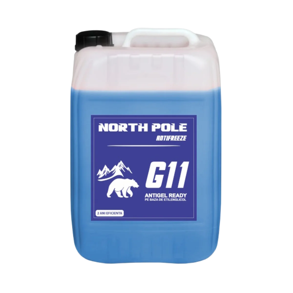 Bidon antigel North Poole G11 Albastru